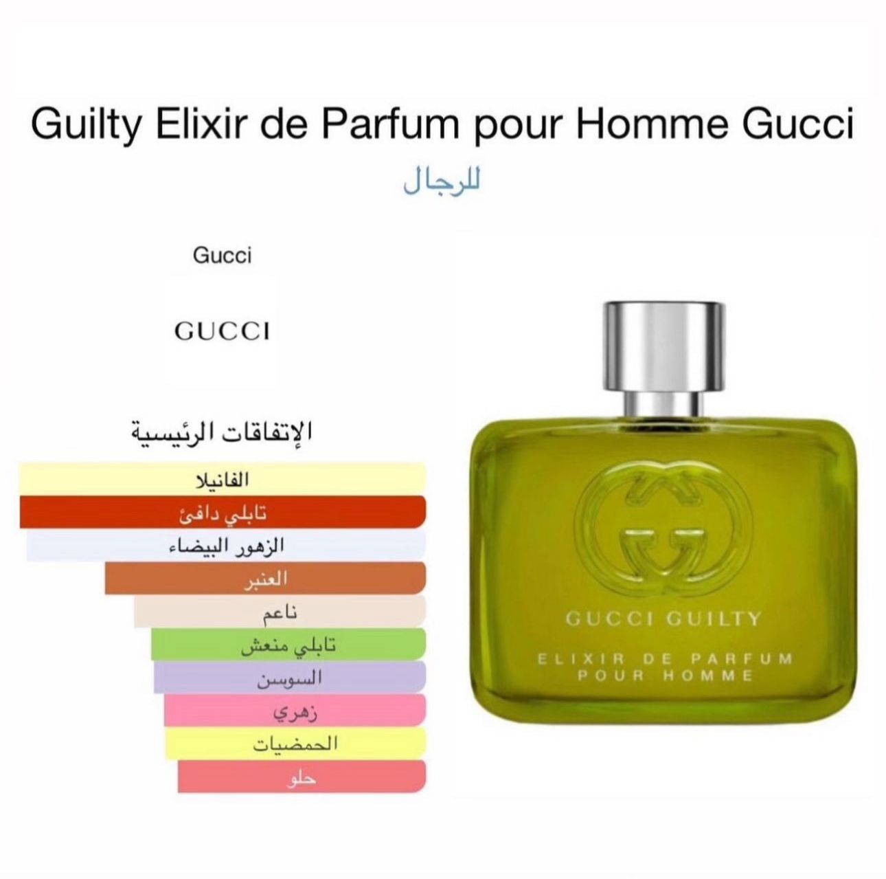 عطر غوتشي اليكسير للرجال